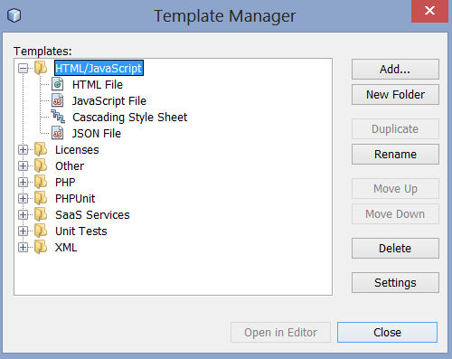 netbeans-tools-template